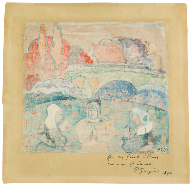 Paul Gauguin  : L'Angelus en Bretagne , 1894