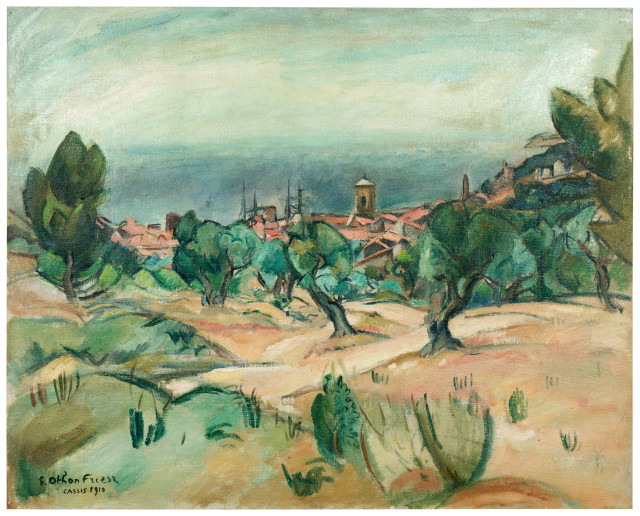Othon-Achille-Émile Friesz  : Paysage de Cassis , 1910 