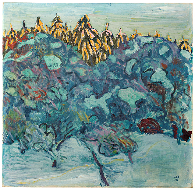 Cuno Amiet : Winterlandschaft, 1910