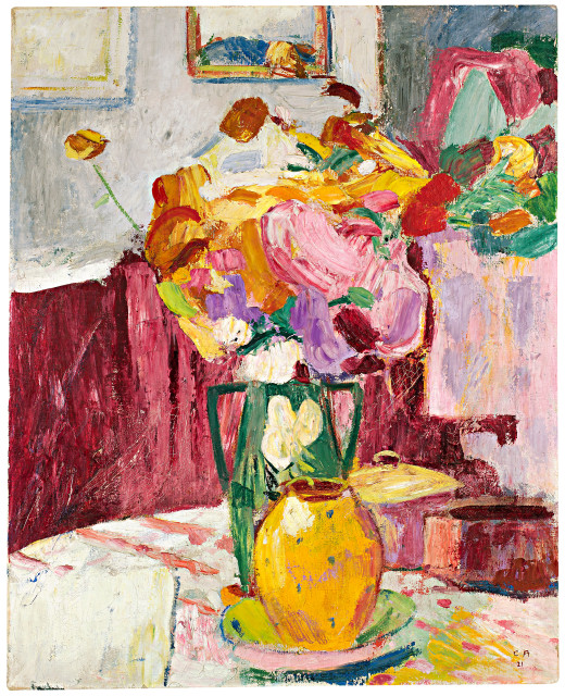 Cuno Amiet  : Blumen II , 1921 