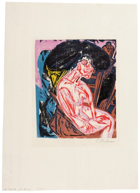 Ernst Ludwig Kirchner : Die Geliebte, 1915