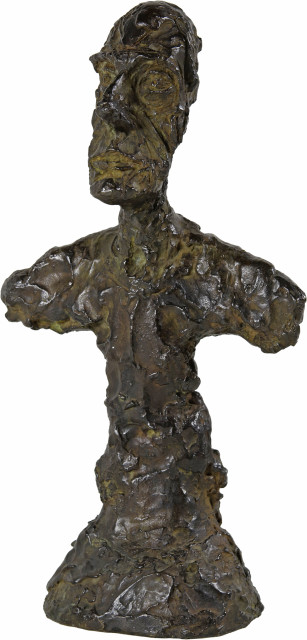 Alberto Giacometti : Buste d'Homme (New York II), 1965, cast 1972
