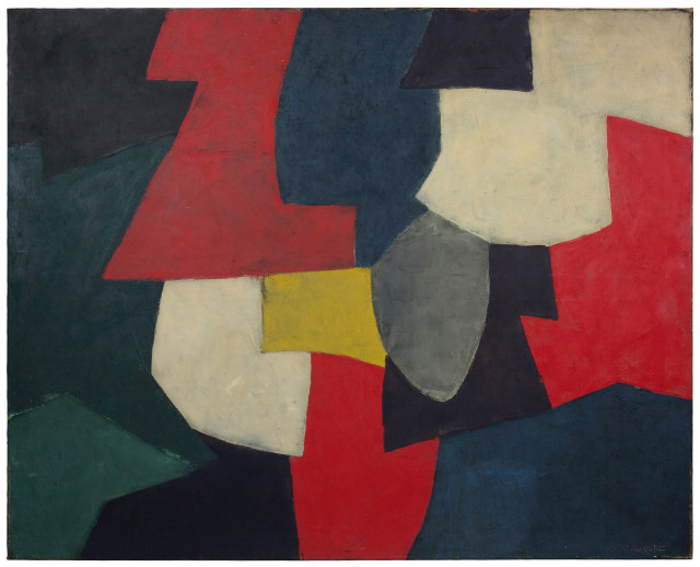 Serge Poliakoff  : Composition abstraite , 1959 