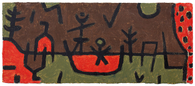 Paul Klee  : Teich im Park , 1938 - work number 1938.112 (H 12)