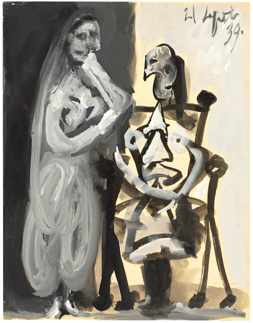 Pablo Picasso : Femme debout et femme assise, 1939