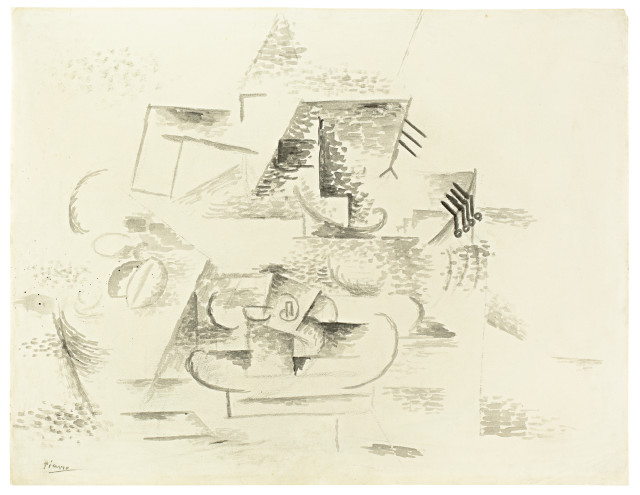 Pablo Picasso  : Nature morte cubiste , 1910