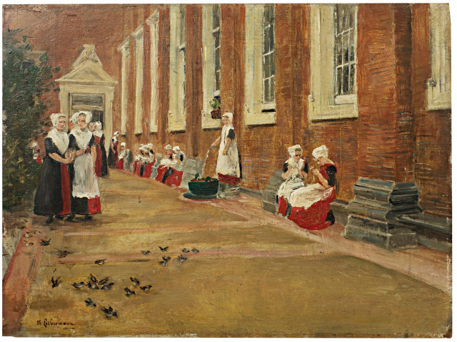 Max Liebermann : Studie zur 'Freistunde im Amsterdamer ..., 1876 or 1881