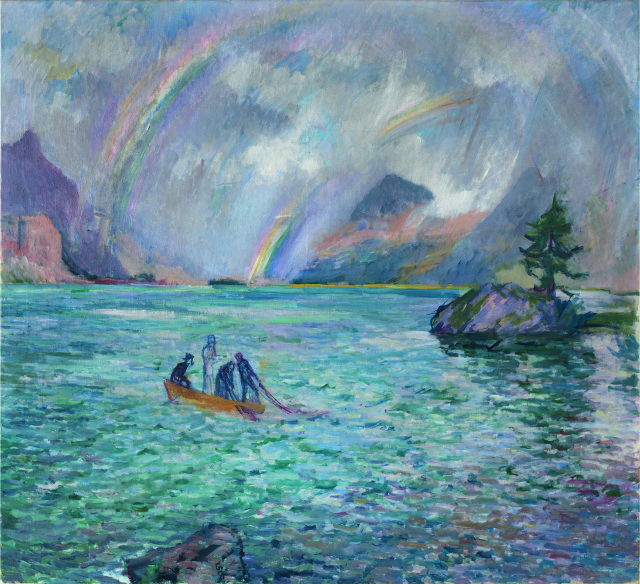 Giovanni Giacometti : Pesca miracolosa - Der wunderbare Fischfang, 1926 