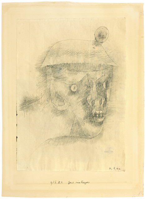 Paul Klee : Geist eines Kriegers, 1926 - Werknummer 1928.234 (X.4) 