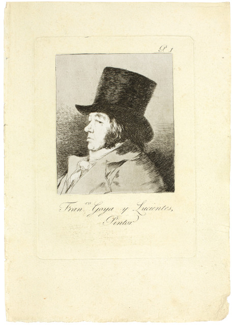Francisco de Goya  : Los Caprichos , 1796-1798, first edition 1799