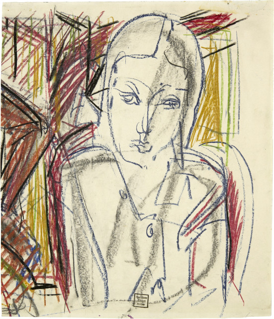 Albert Müller : Frauenportrait, Before 1926