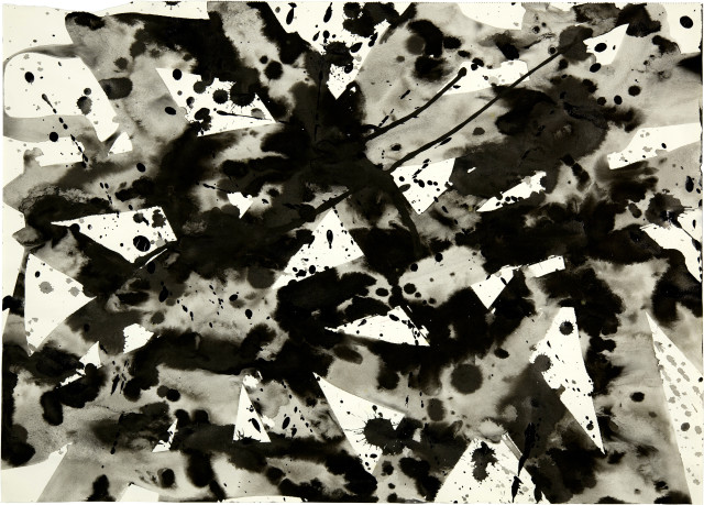 Sam Francis : Black Beams, 1976