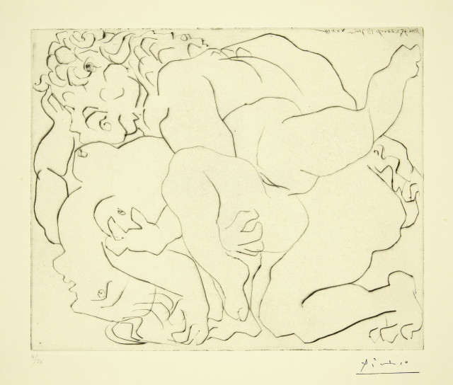 Pablo Picasso : Minotaure et femme faisant l'amour, Boisgeloup, 18 June 1933