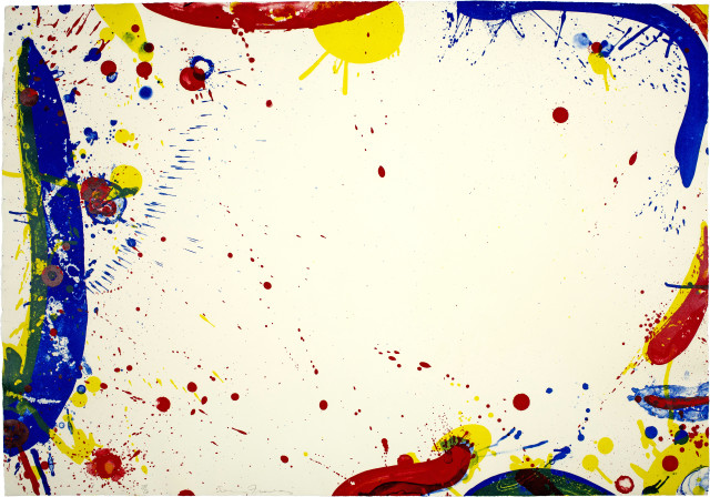 Sam Francis : Long Blue, 1964