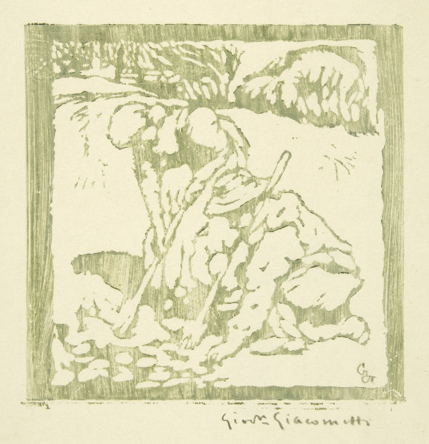 Giovanni Giacometti  : Lavori di primavera - Feldarbeit , 1911 