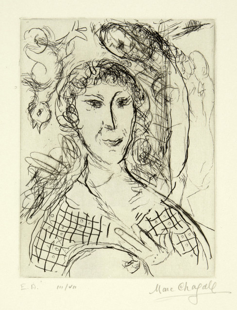 Marc Chagall  : Le portrait du peintre , 1967
