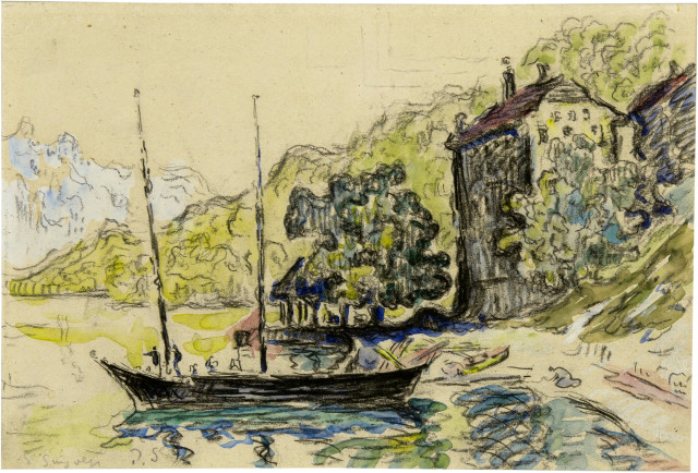Paul Signac : St-Gingolph am Genfersee,  