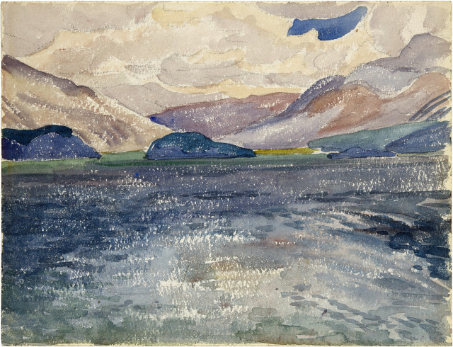 Giovanni Giacometti  : Silsersse im Engadin , Um 1920 