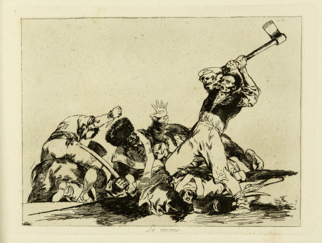 Francisco de Goya  : Los Desastres de la Guerra , 1810-1823, 5th edition from 1923