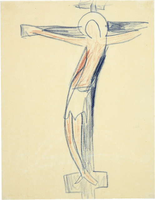 Henri Matisse  : Le crucifix , Circa 1950
