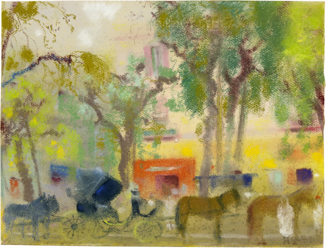 Augusto Giacometti  : Place Bab Carthajna , 1931