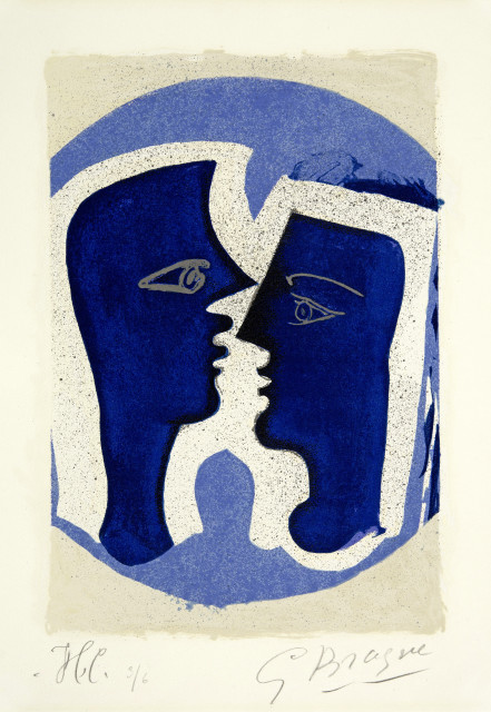 Georges Braque  : Le Couple , 1956-1962