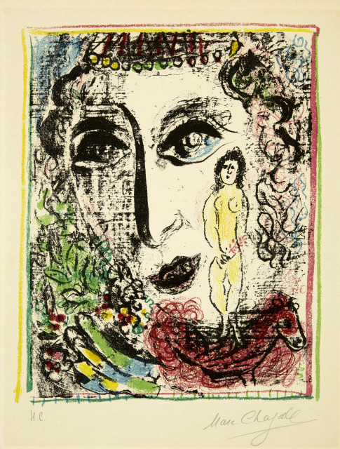 Marc Chagall  : L'apparition au cirque , 1963