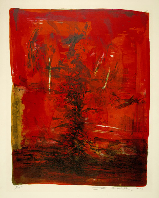 Zao Wou-Ki : Ohne Titel, 1963