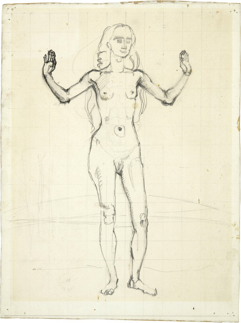 Ferdinand Hodler  : Studie zu Bewunderung , 1903