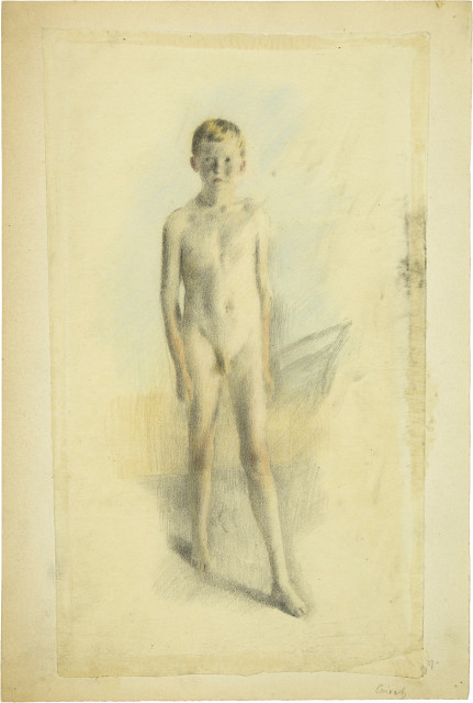 Otto Meyer-Amden : Knabenakt, Circa 1924
