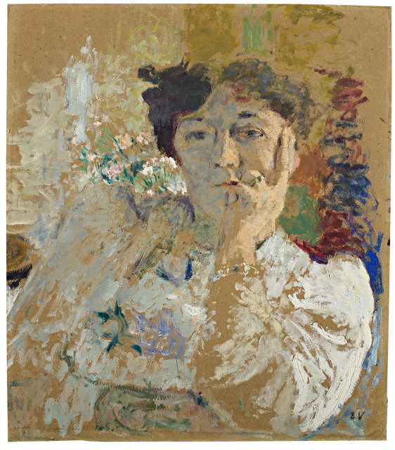 Édouard Vuillard  : Portrait de femme, Lucy Hessel , Circa 1908