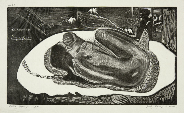 Paul Gauguin : Manao Tupapau, 1893-1894, gedruckt 1921