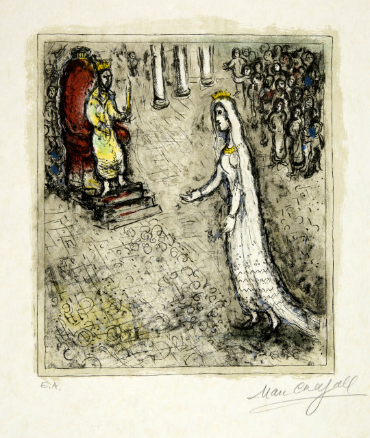 Marc Chagall : Esther, 1979