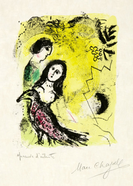 Marc Chagall : L'élégie des alizés, 1969