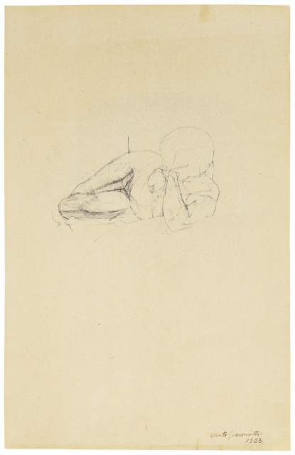 Alberto Giacometti : Nu couché, 1923