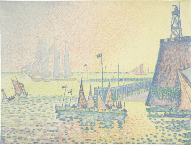 Paul Signac : Le Port de Flessingue, Circa 1896