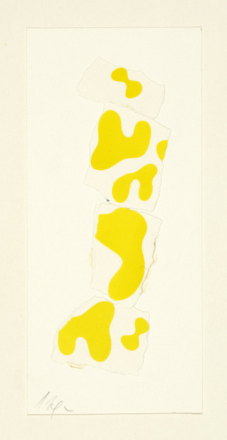 Hans Arp  : Collage für Denise René , Circa 1960