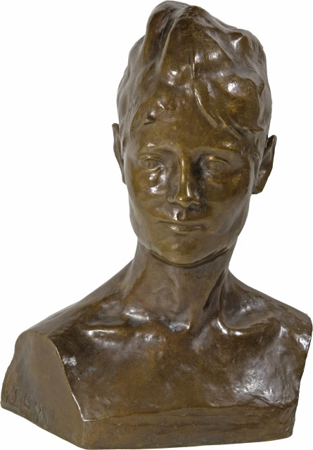 Paul Gauguin : Portrait de Madame Schuffenecker, 1890, cast from 1960