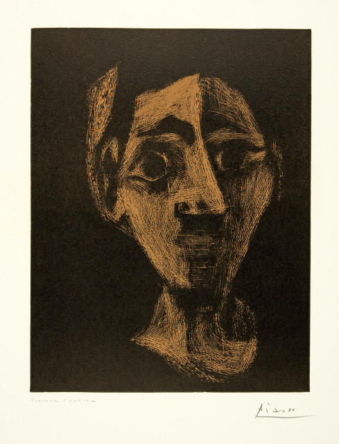 Pablo Picasso : Jacqueline au bandeau. I, Mougins, 13 February 1962