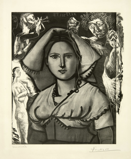 Pablo Picasso  : L'italienne , 21 January 1953