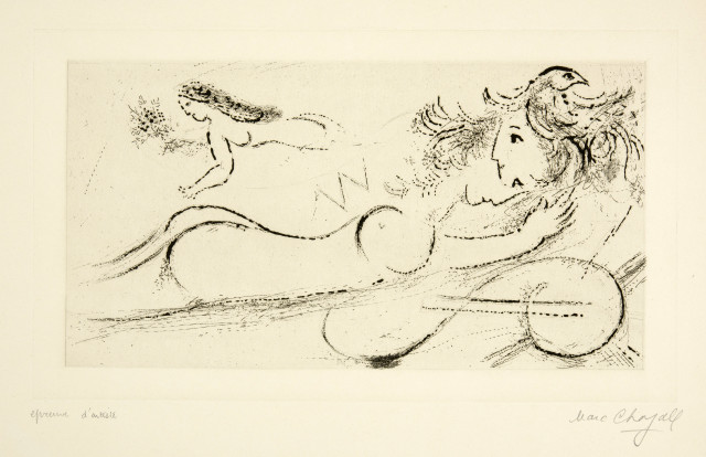 Marc Chagall : L'amoureuse III, 1954/1955
