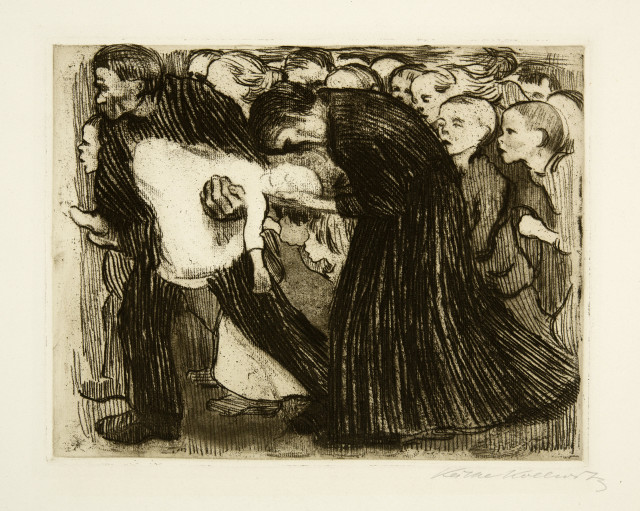 Käthe Kollwitz : Überfahren, Before September 1910