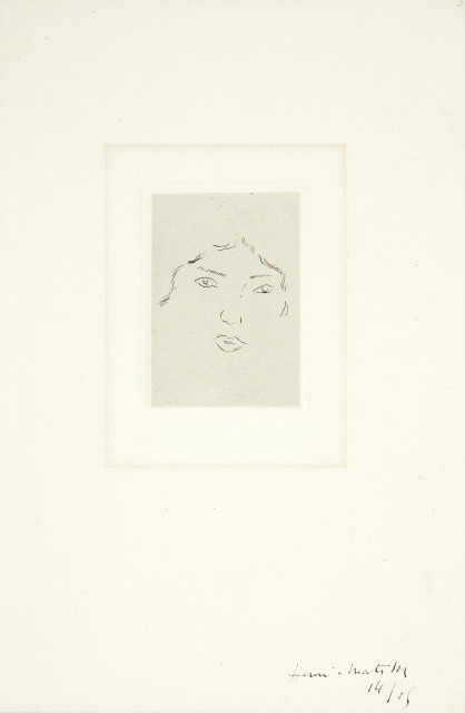 Henri Matisse : Emma L. - Masque, 1916/1917