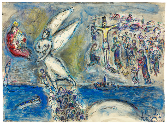 Marc Chagall  : Autour de l'Exode , Sils, 1960–1968