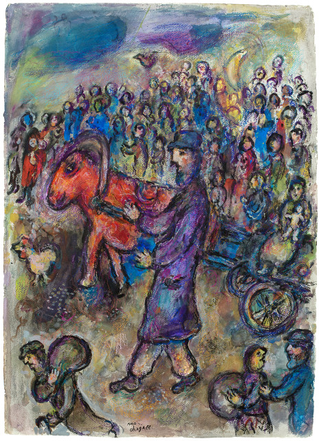 Marc Chagall : Le départ, 1976–1978