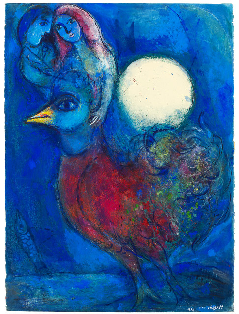 Marc Chagall : Méditerranée, 1952