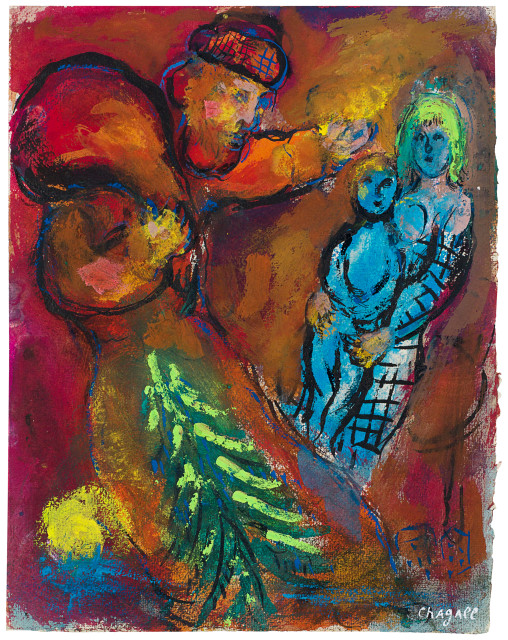 Marc Chagall : Le père Noël, 1954