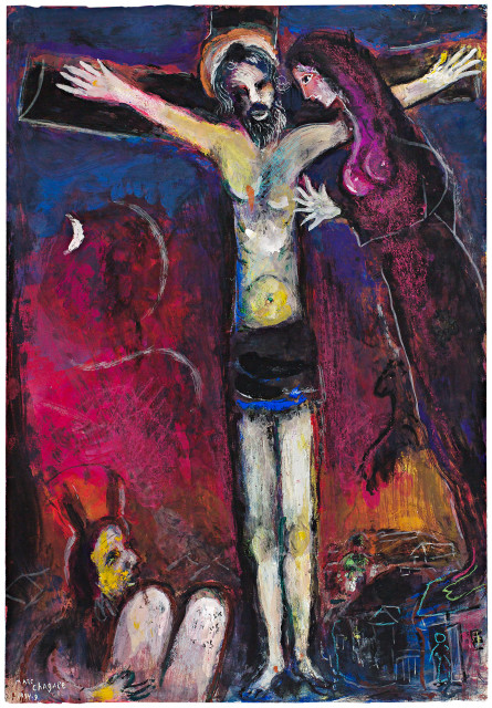 Marc Chagall  : Crucifixion , 1954–1959
