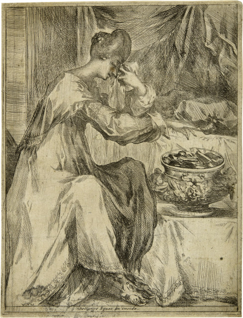 Jacques Bellange : Tod der Porcia, 1613-1616
