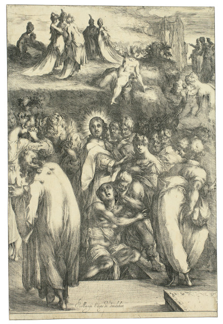 Jacques Bellange : Die Auferweckung des Lazarus, 1613-1616